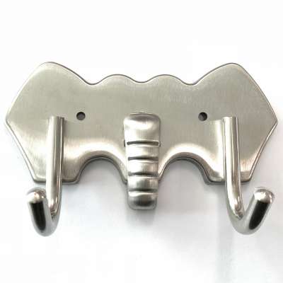 Stainless Steel Heavy Duty Towel Hooks For Bathroom kitchen,Elephant Animal Shape