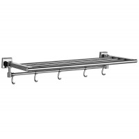 304 stainless steel bathroom folding towel rack