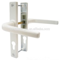 Upvc Pair Door Handle Set 92PZ 92mm Sprung Lever UPVC 122mm 215mm