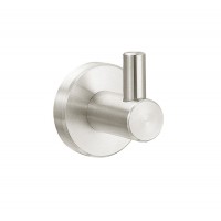 Stainless steel bathroom single robe hook