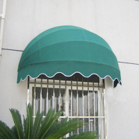 New design aluminum fixed window dome awning